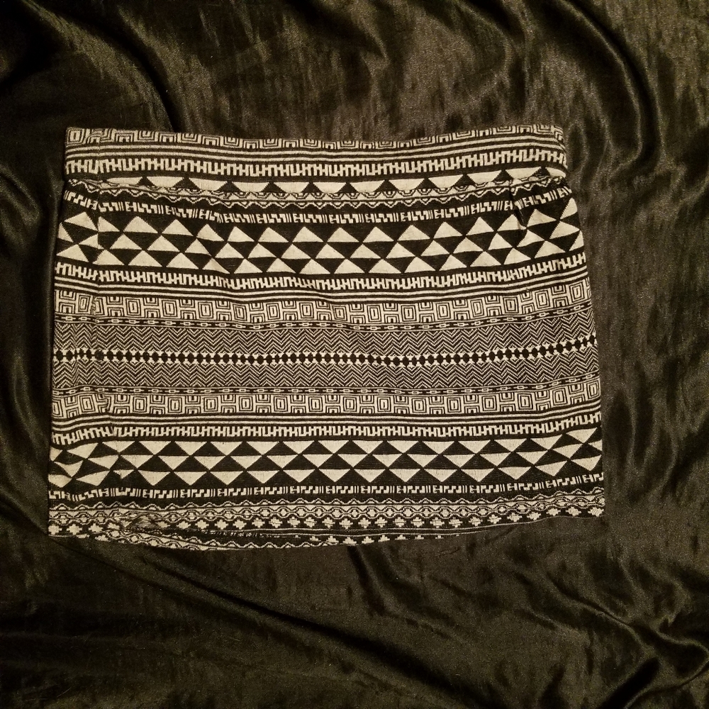 Sparkle & Fade | Tribal Print Knit Mini Skirt